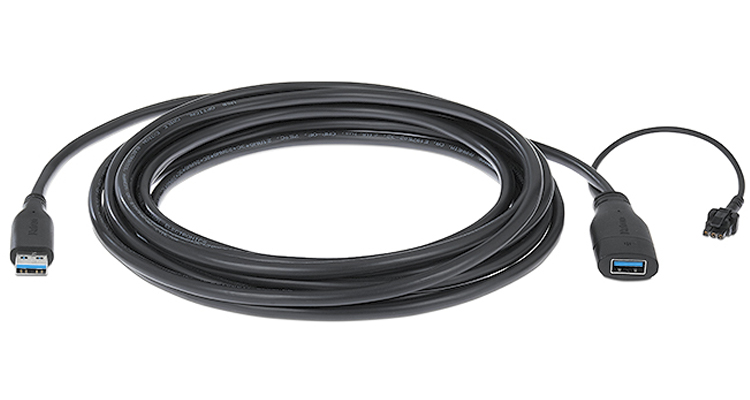Extron Adds USB-A Socket-to-Plug Optical Cable in USBA Pro Plenum Series