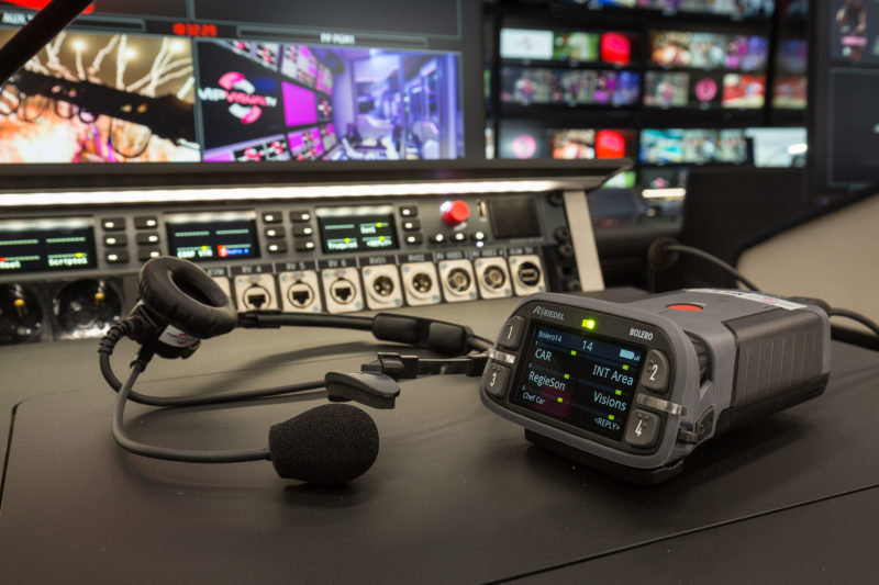 Riedel MediorNet, Artist, and Bolero Drive Video and Comms Networks On Board AMP VISUAL TV’s Newest OB Vans
