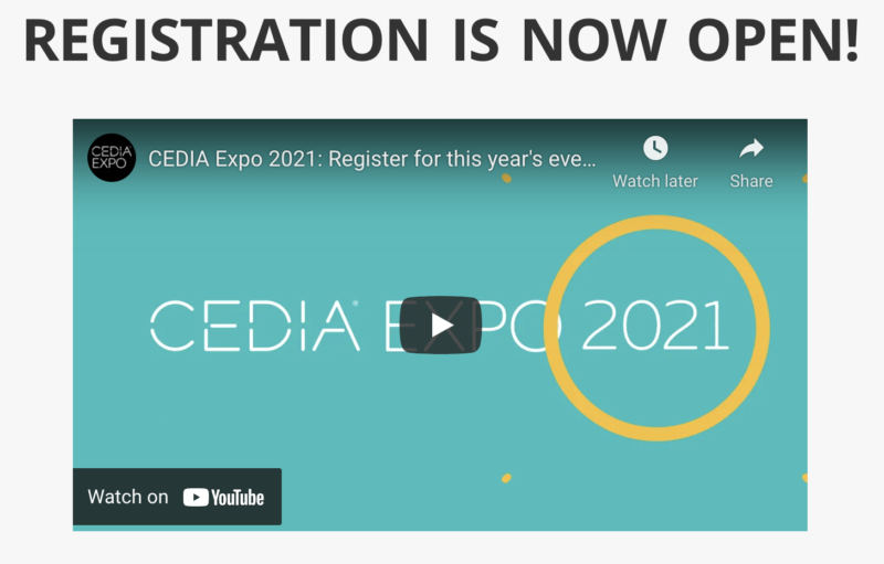 Influencer Program Amplifies CEDIA Expo 2021 Show Messaging and Programming