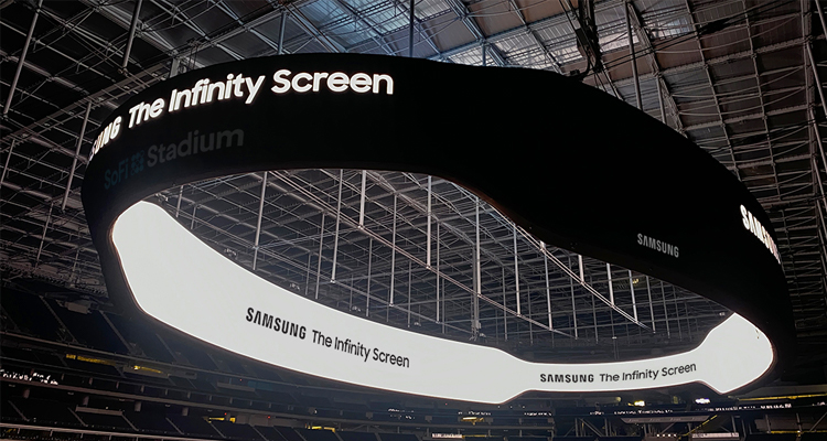 Samsung and SoFi Stadium Reveal Name for NFL Videoboard, ‘The Infinity Screen’