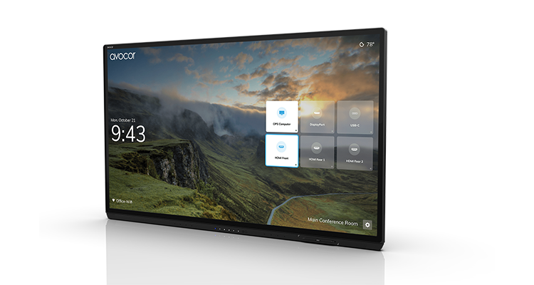 Avocor Announces G Series Edge-to-Edge Displays Without Bezel