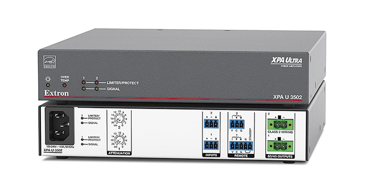 Extron Now Shipping New ENERGY-STAR-Qualified Audio Power Amplifier