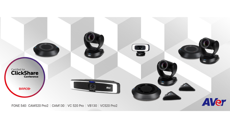 AVer Information’s Videoconferencing Cameras and Speakerphones Now Barco-Compliant