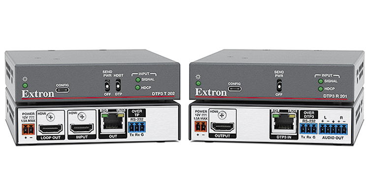 Extron Updates DTP Line With New Transmitter and Receiver Series