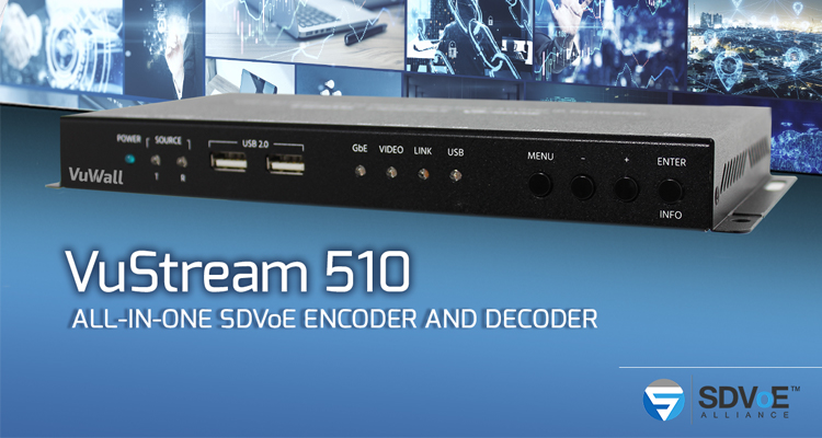 VuWall VuStream 510 Encoder and Decoder