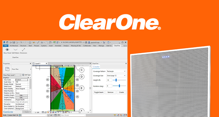 clearone bma 360 BIM plugin 1