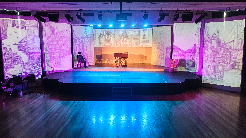 Australian School Auditorium Becomes Medieval City Backdrop with PIXERA