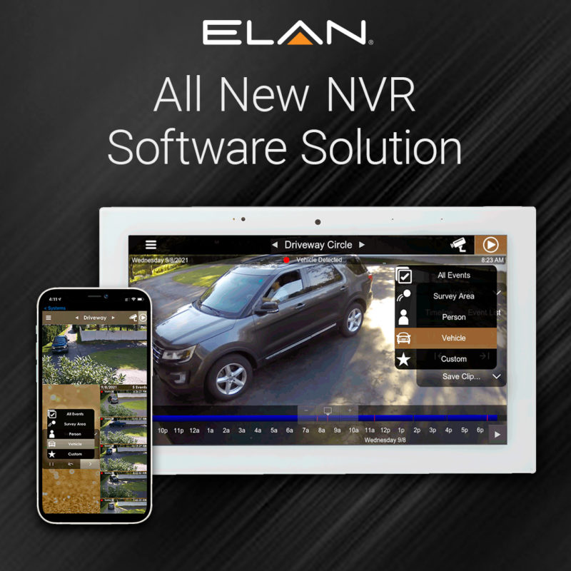 Nortek Control Announces New Feature-Rich, Software-Based ELAN Network Video Recorder