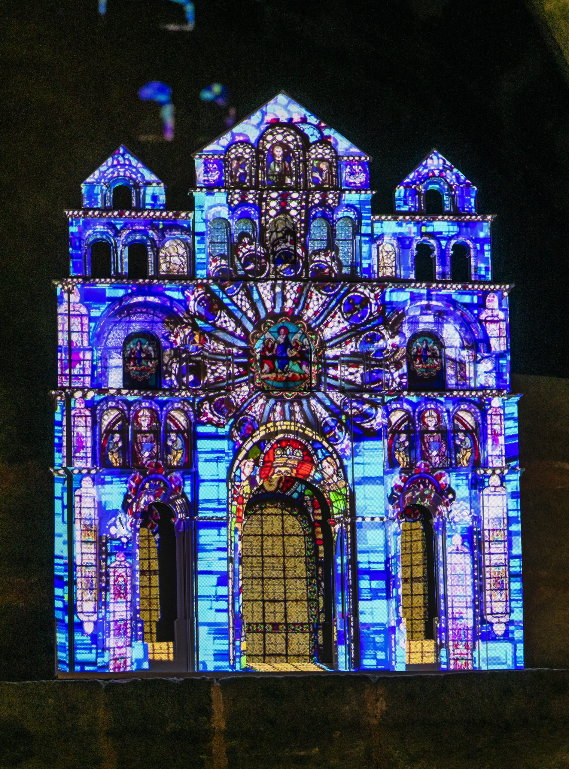 Maquettes cathedrales de lumieres ©Luc Olivier 1