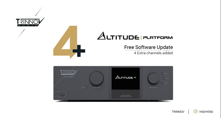 Trinnov Audio Updates Altitude A/V Processor Software With Extra Channel Outputs and Playback Capabilities