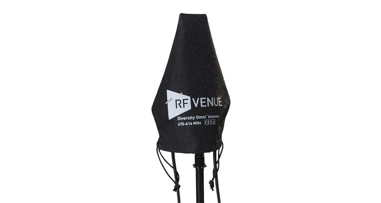 RF Venue Releases Diversity Omni Antenna for Omnidirectional Wireless Mic Coverage