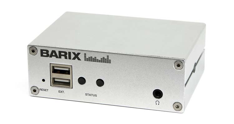 Barix Audio Devices Updated with Two New Capabilities for Broadened Range of IP Audio Applications