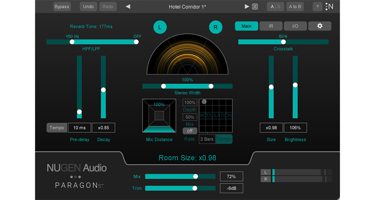 NUGEN Audio Adds New Paragon ST Reverb Plug-In