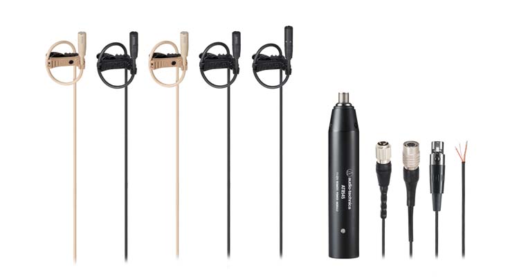 Audio Technica Cardioid Condenser Lavalier Microphone and Omnidirectional Condenser Lavalier Microphone