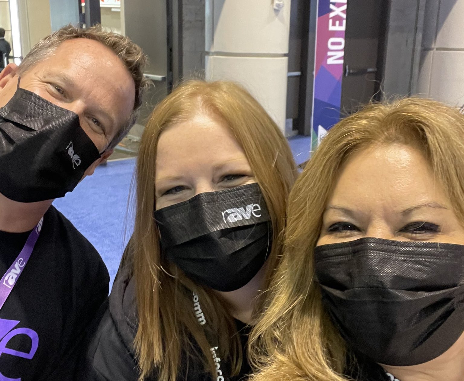 Gary Kayye, Megan A. Dutta and Patty Wanzer at InfoComm 2021