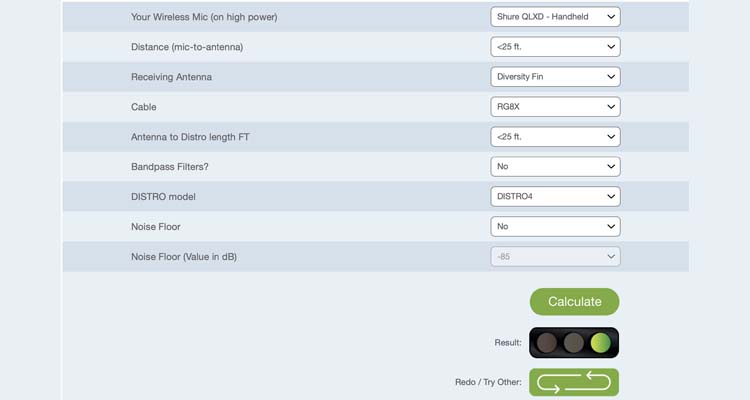 RF Venue Develops Free Online Performance Calculator Tool