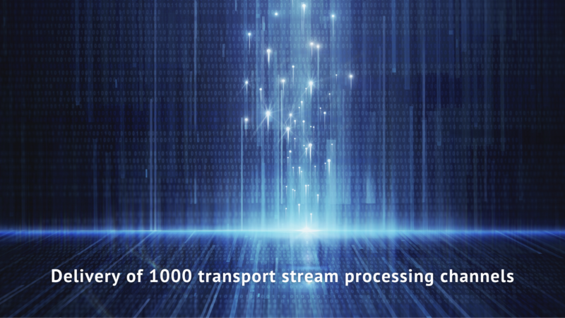 Starfish Hits Milestone of 1000 Deliveries of Transport Stream Processing Channels