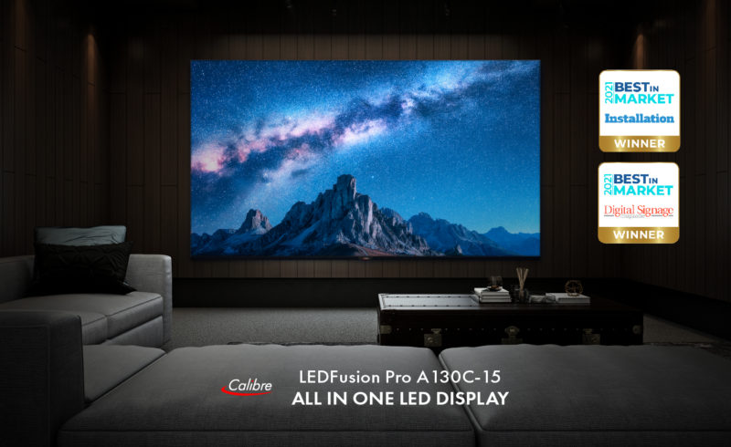 Calibre LEDFusion Pro A130C-15 Wins Best in Market Award at InfoComm 2021