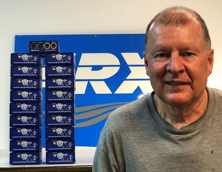 ARX David Park with some of the Ultra IO for ACU