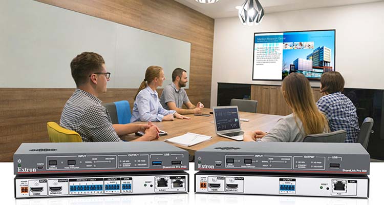 Extron Adds Seamless Integration of Digital Signage Content to ShareLink Pro