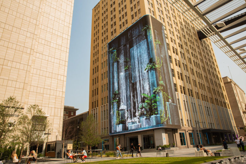NDI Collaborates with Moment Factory to Transform AT&T’s Corporate Headquarters into a Cultural Destination