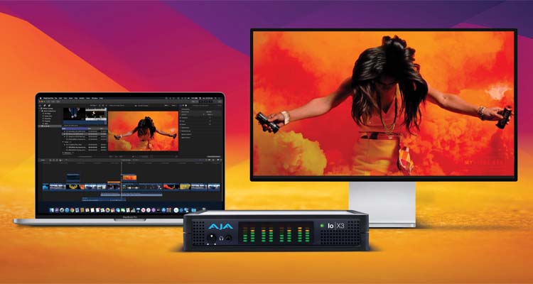 AJA Video Systems Releases Io X3 Professional Video and Audio I/O Device for Streaming and Editing Workflows