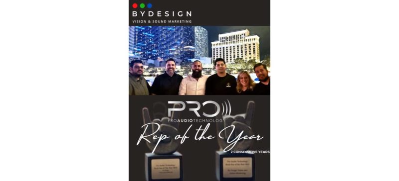 ByDesign Vision & Sound Marketing Wins Barco Residential Rep of the Year Award and PRO AUDIO Rockstar of the Year Award for 2021