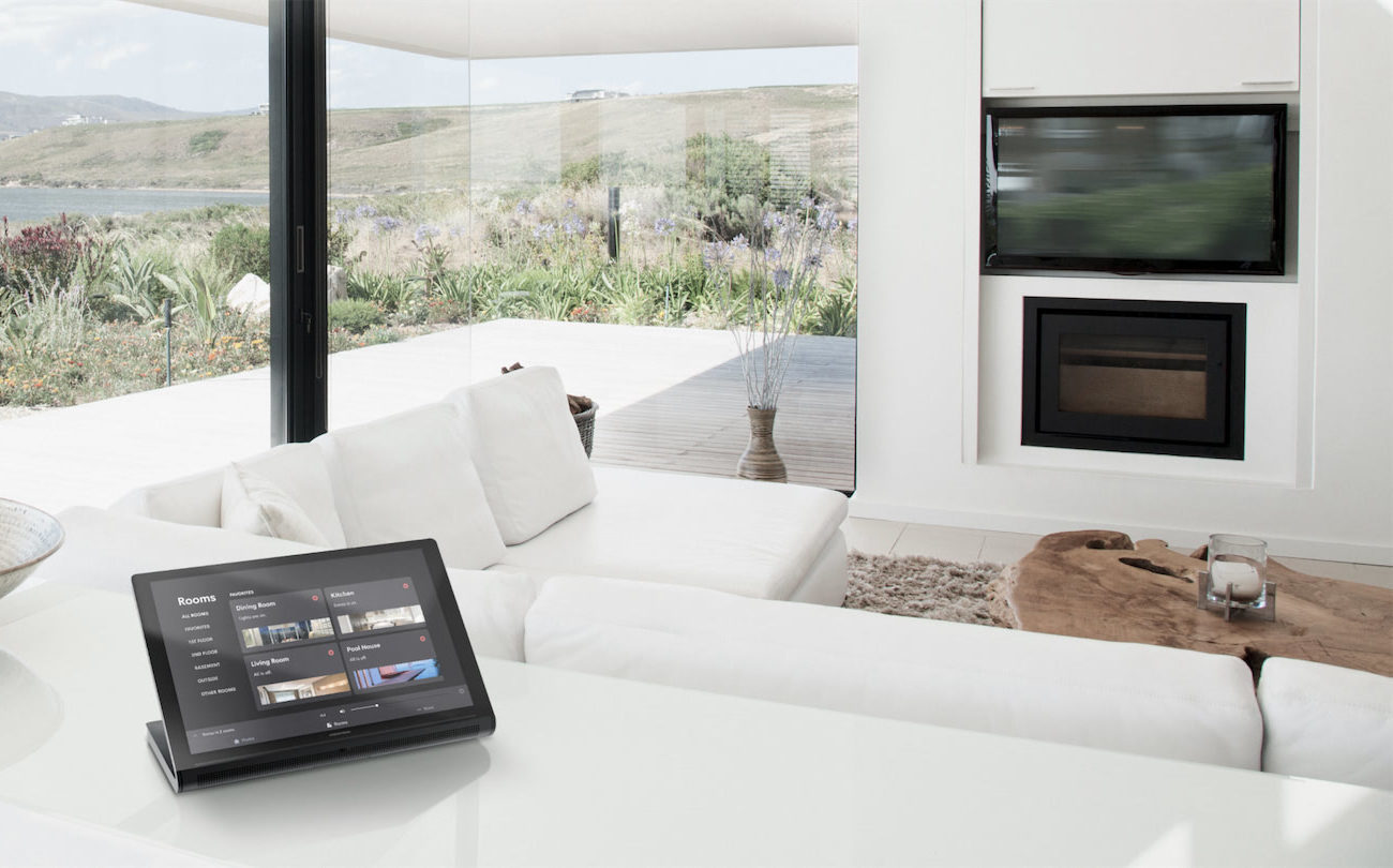 crestron home touch screen