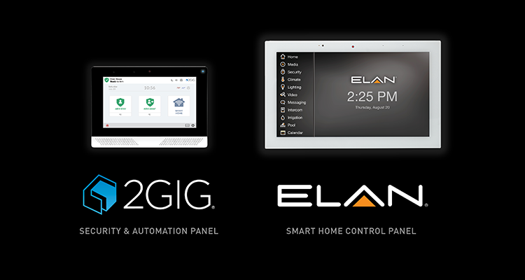 Nice/Nortek Control Integrates 2GIG EDGE Security Panel and ELAN Control Platform