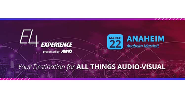 Almo Pro A/V Announces E4 Experience is Back On Tour, Will Start in Anaheim