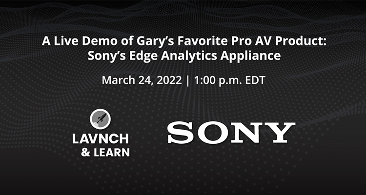 Sonys Edge Analytics Appliance