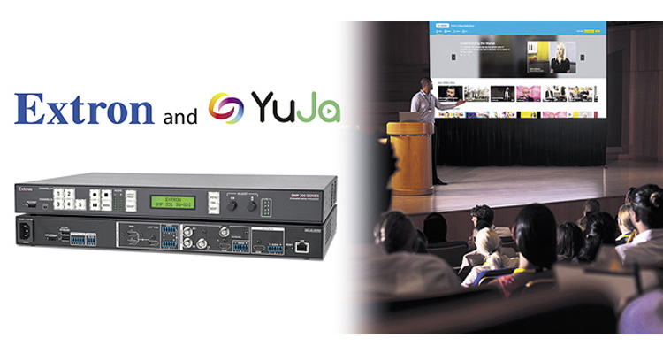 New Extron LinkLicense Upgrade Integrates SMP 300 Series With YuJa Video Platform