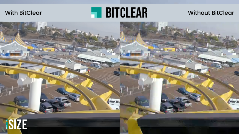 iSIZE Announces BitClear, AI-based Video Processing Technology for Artifact Removal