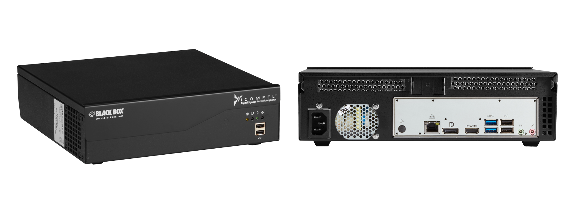 BlackBox iCOMPELPlayer front rear