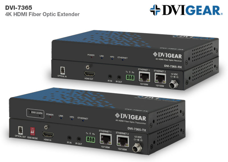 DVIGear Introduces 4K HDMI Optic Extender