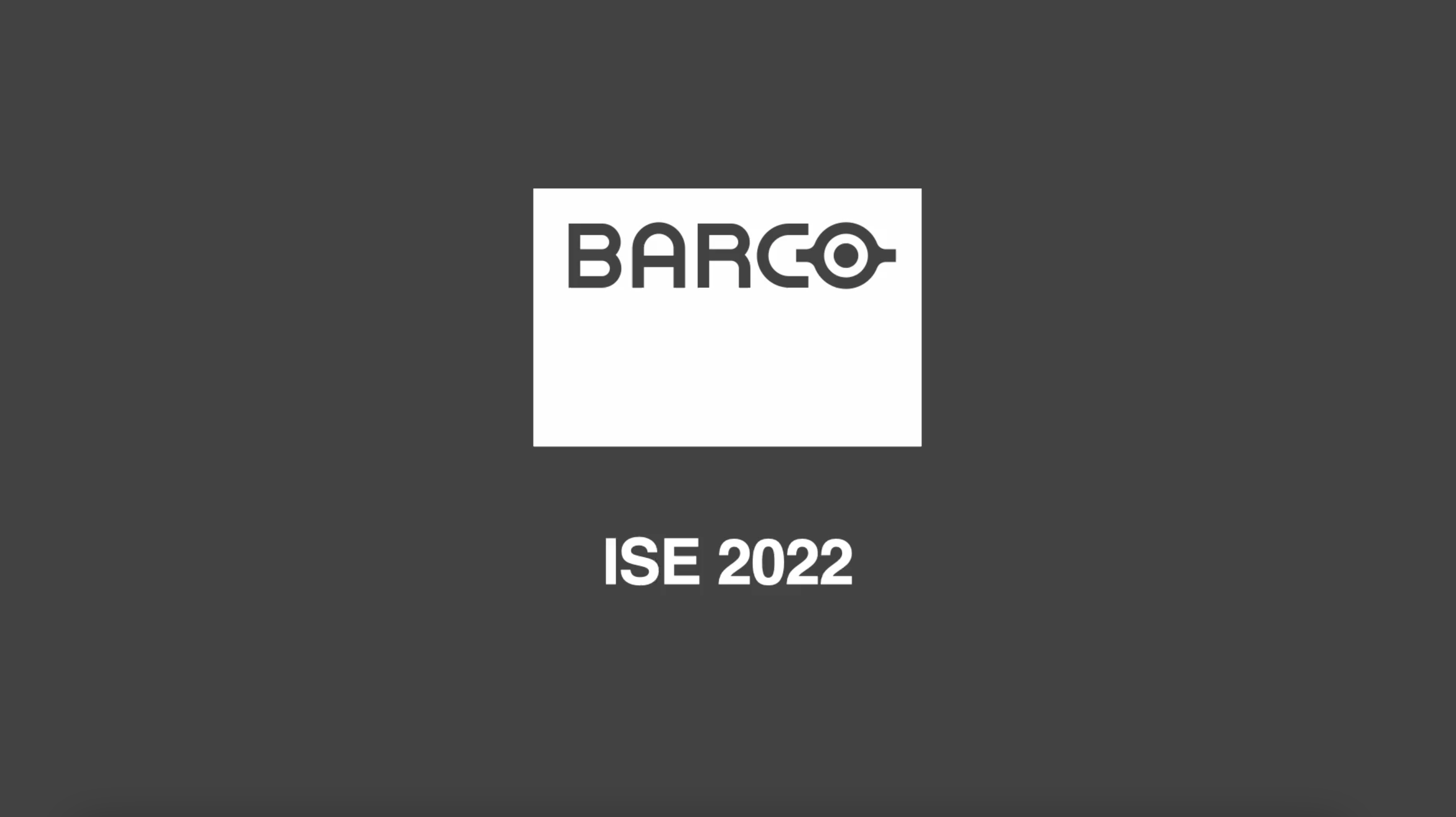 ISE 2022: Barco ISE 2022 Booth Tour Focuses on the Future of Customer Experiences and Solutions