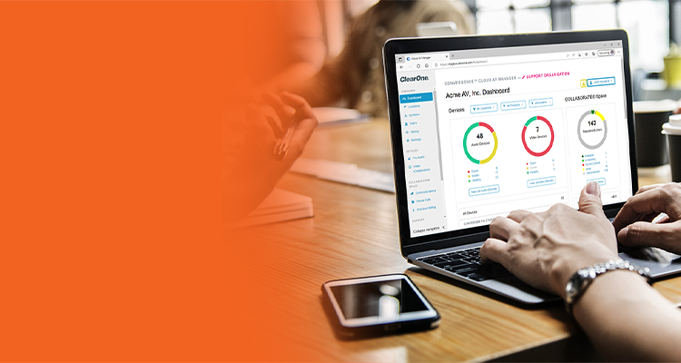 ClearOne Adds New Features for CONVERGENCE AV Manager