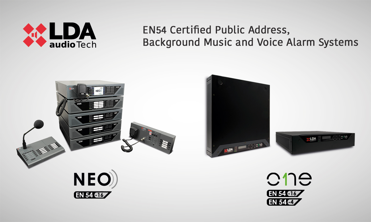 LDA NEO ONE EN54 Systems