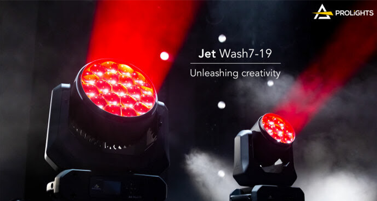 PROLIGHTS Expands Its Jet Family With Two Wash Moving Lights