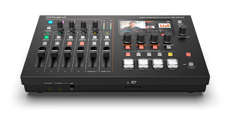 Roland Announces New Direct Streaming AV Mixer Portable Switcher for Livestreaming