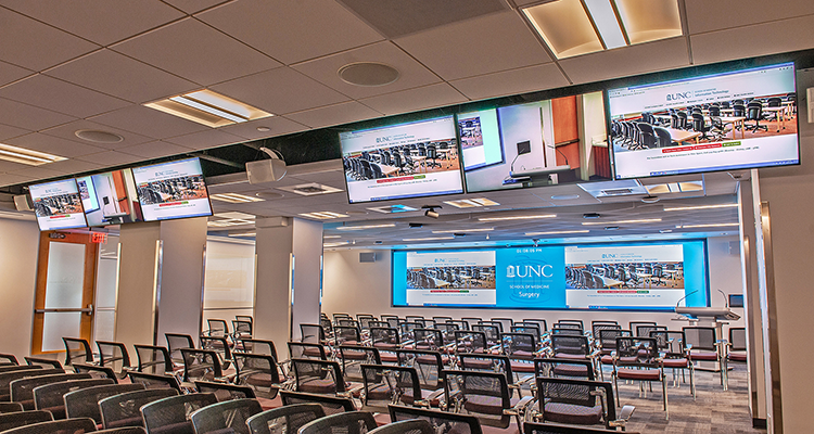 Extron NAV Connects the UNC-Chapel Hill School of Medicine’s Surgical Education Center