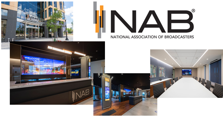 NAB’s Impressive New Washington, DC Headquarters Is an LG Extravaganza, from Transparent OLEDs to UltraStretch Displays to Huge dvLED Video Walls