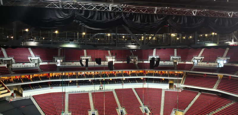 Adamson Systems Engineering Provide Better Accommodation in Louisiana KFC Yum! Center With Adamson PA and A DiGiCo S31 Console