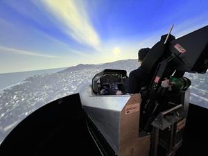 Barco Projectors Power 3D Perception’s Innovative Mini-Dome Simulator System in Important Air Force Deal