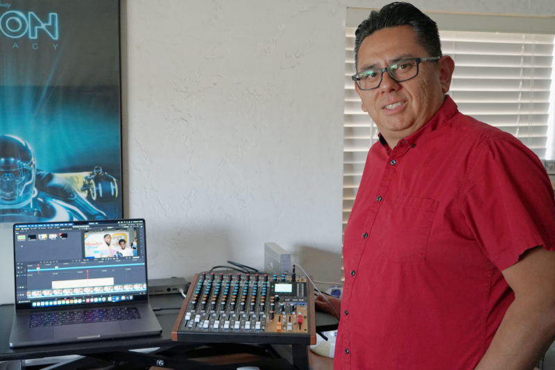 The TASCAM Model 12 is Central to Michael Sandoval’s Audio/Livestreaming & Video Production