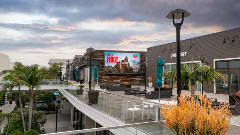 Digital Signage at Open-Air Huntington Beach Destination Retrofitted with SNA Displays Tech