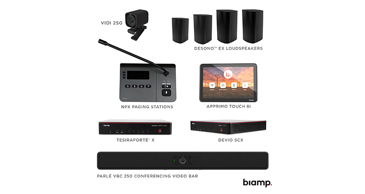 Biamp to Show a Portfolio of AV Solutions at InfoComm 2022