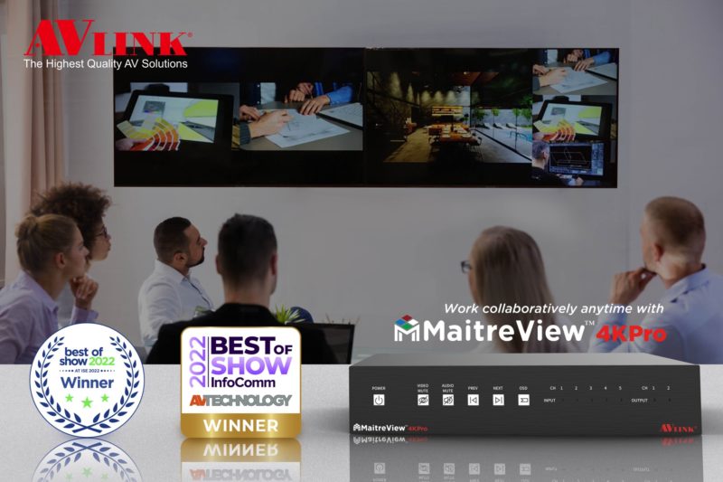 AV LINK Wins Awards at ISE and InfoComm  2022