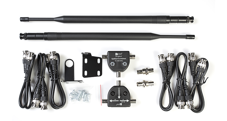 rf venue 2 channel remote antenna kit