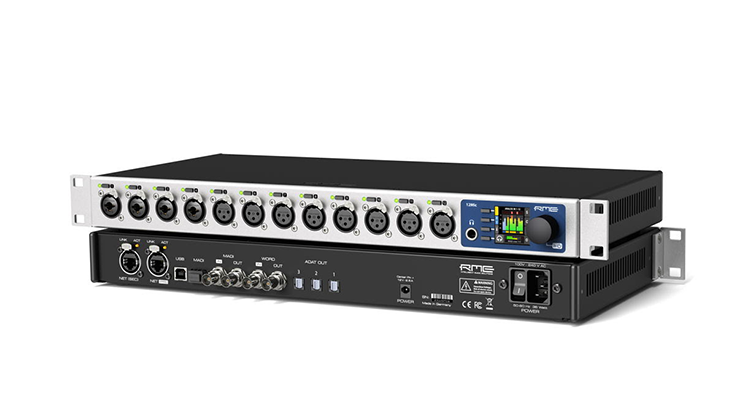 RME Releases New 12Mic Dante Preamp With Custom-Built FPGA Platform